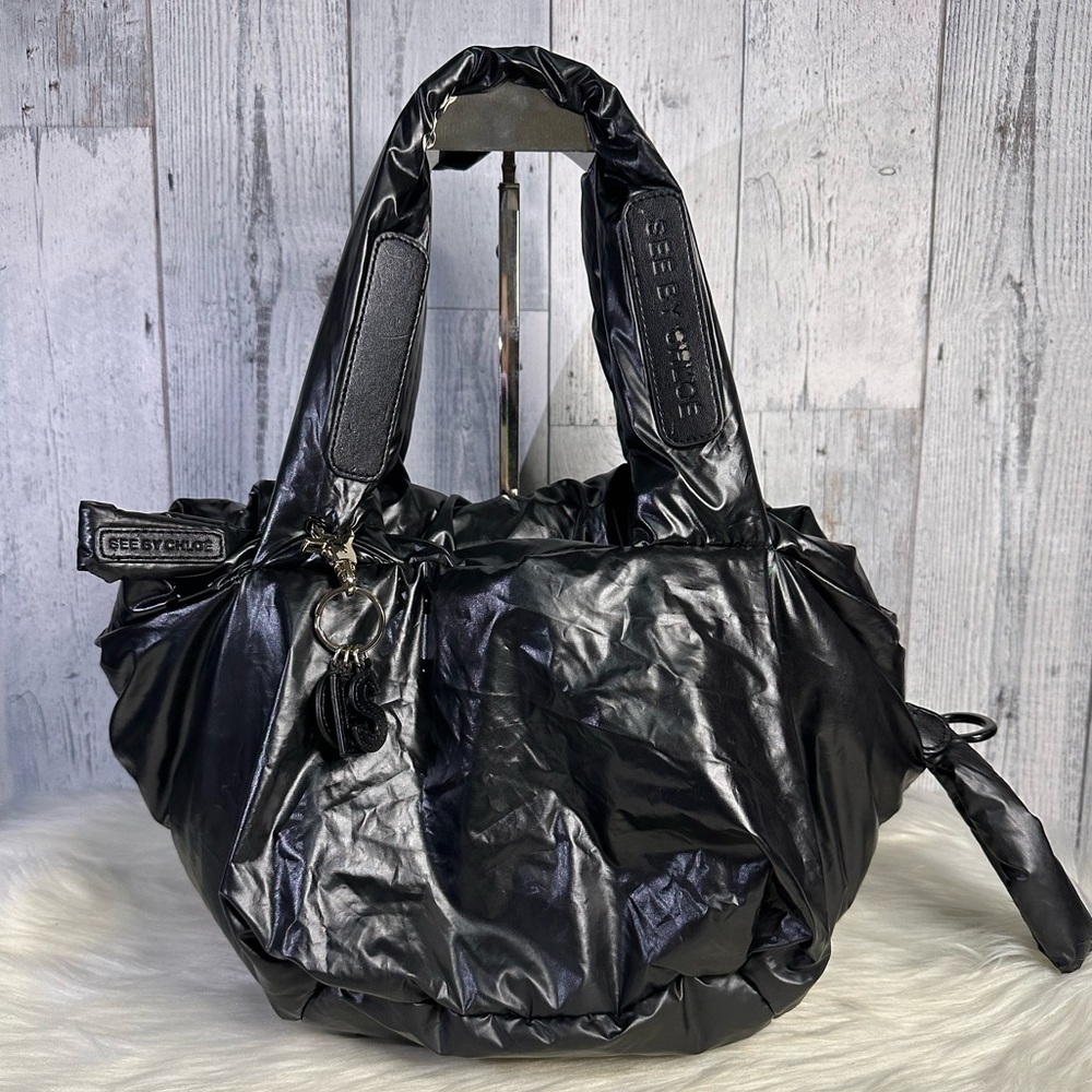 SEE BY CHLOE fluffy bag in black